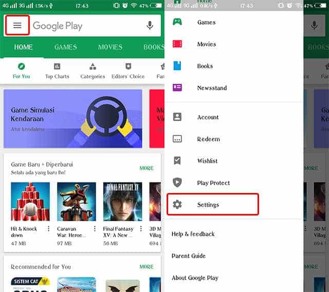 Cara Mematikan Fitur Auto Update Aplikasi Pada Google Playstore