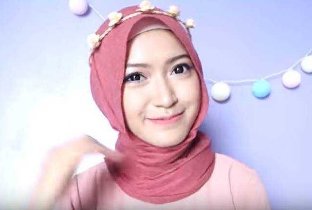 Aksesoris kerudung Di Atas Kepala untuk Hijab Pesta