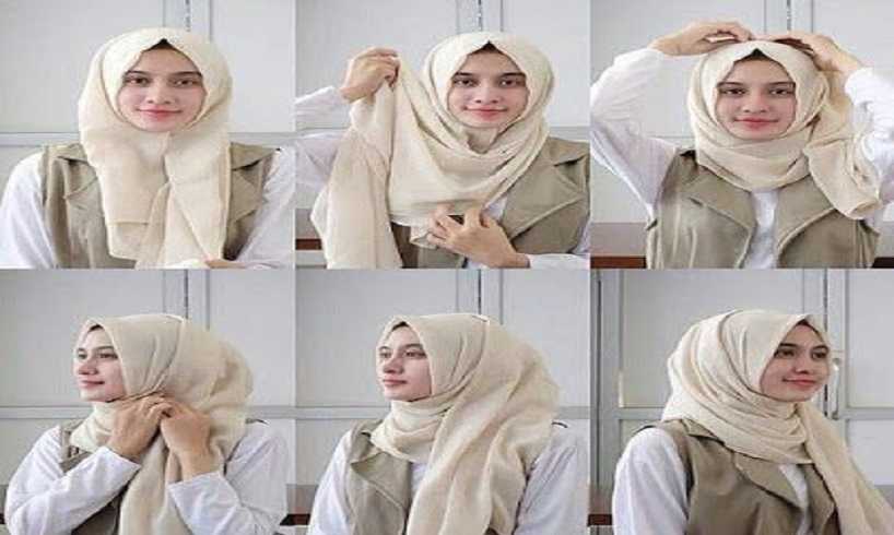 Kumpulan Tutorial Hijab Segi Empat Terbaru dan Trendy